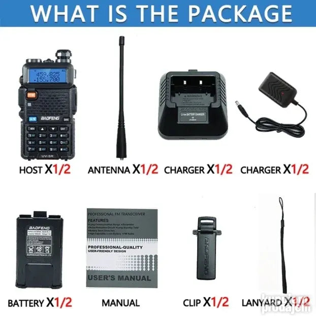 Baofeng UV-5R Plus radio-stanica