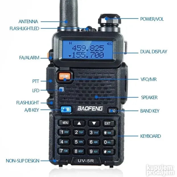 Baofeng UV-5R Plus radio-stanica