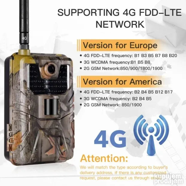 HC900 Pro 4G kamera sa gledanjem uživo