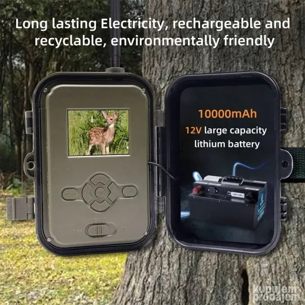 HC-940Pro 4G kamera sa ugrađenom baterijom