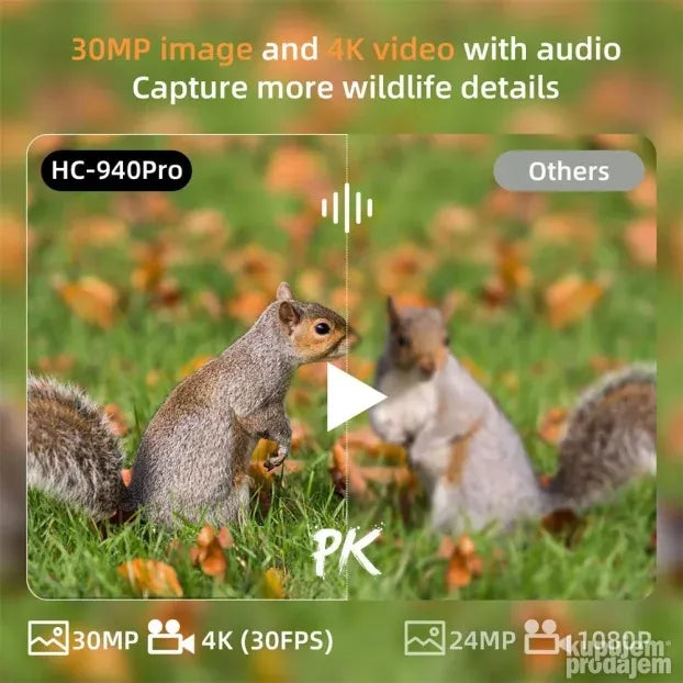 HC-940Pro 4G kamera sa ugrađenom baterijom
