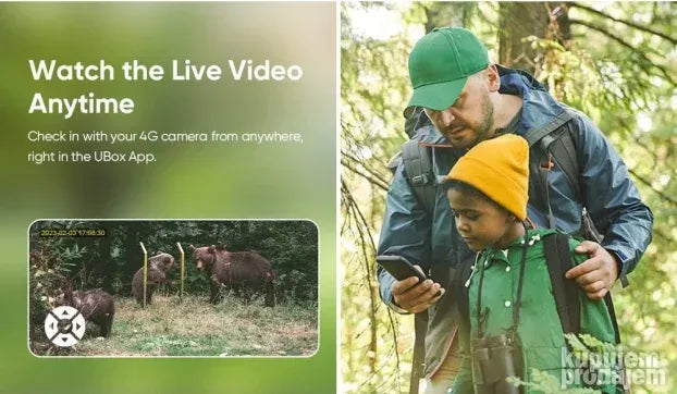 Kamera za lov 4G Live Video